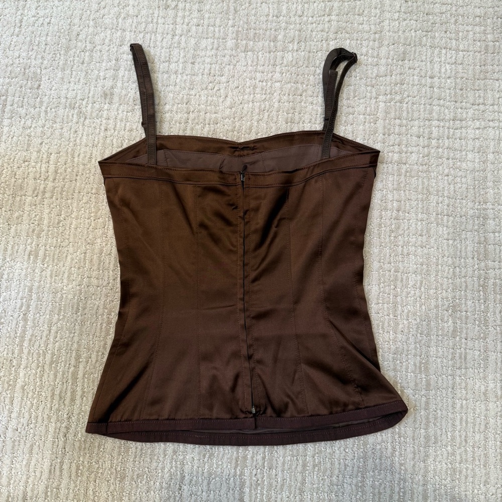 Dolce & Gabbana Brown Silk Camisole EUC - Picture 4 of 13